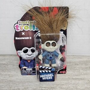 Good Luck Trolls x Halloween II Michael Myers Action Figure New horror